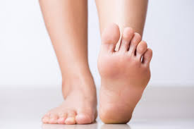 Close-up of the sole of a foot